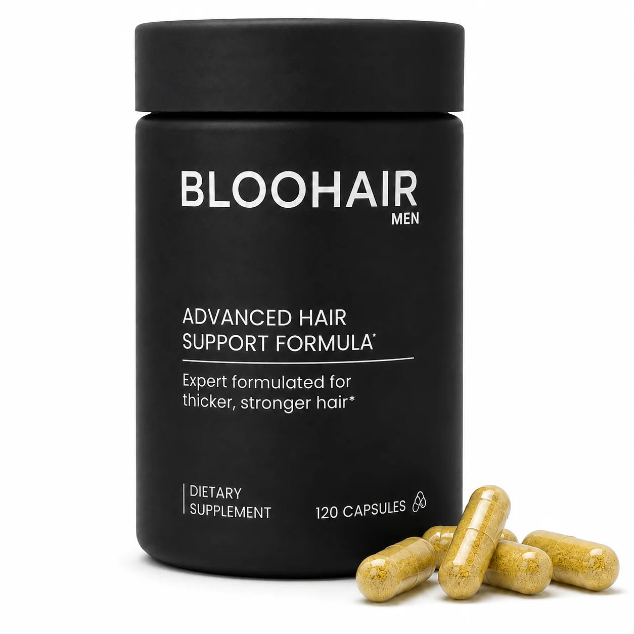 BLOOHAIR MEN bottle, 120 capsules